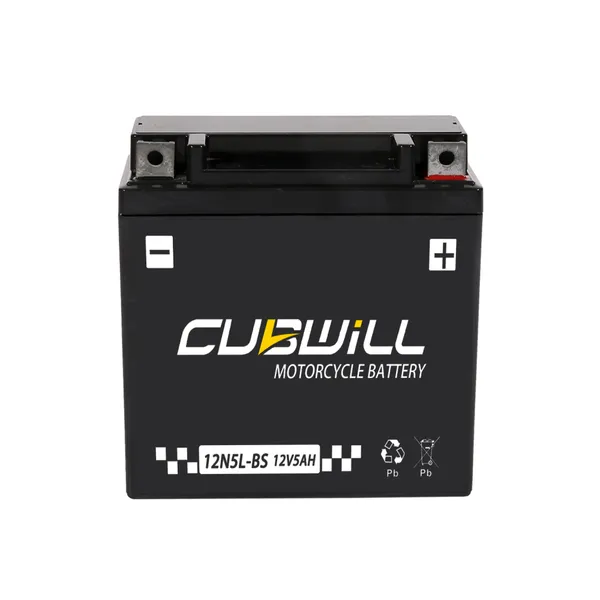 Lead Acid 12N5L-BS Rechargeable AGM Motorcycle Battery 12V 5Ah With Price photo-2