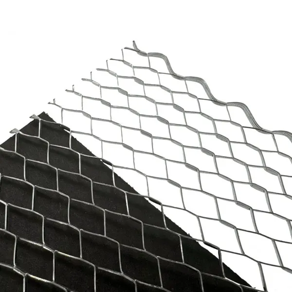 Modern V-Groove Aluminum Alloy Carbon Steel Diamond Mesh Lath Durable Anti-Corrosion Stucco Mesh Reinforcement Roofing Wall photo-4