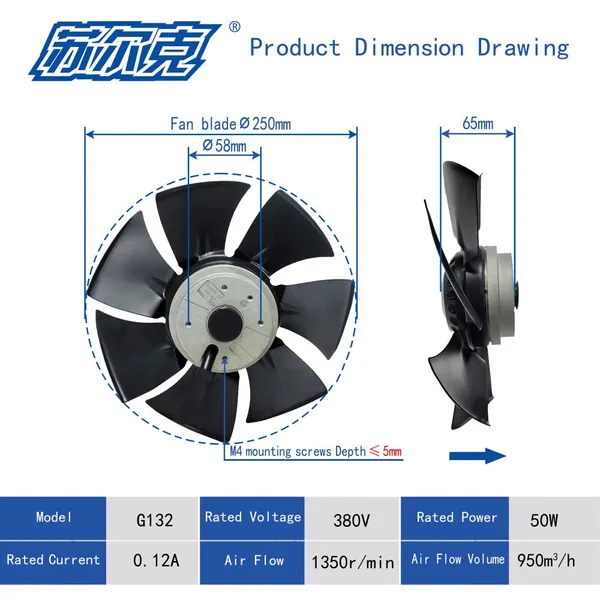 250FZL Ventilator Fan for Optimal Airflow in Factories photo-3