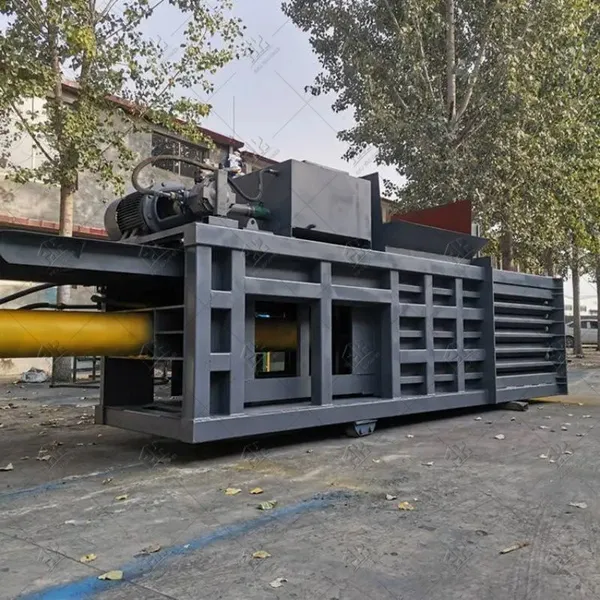 Hydraulic Horizontal Waste Cardboard Package Machine Cardboard Scrap Baler