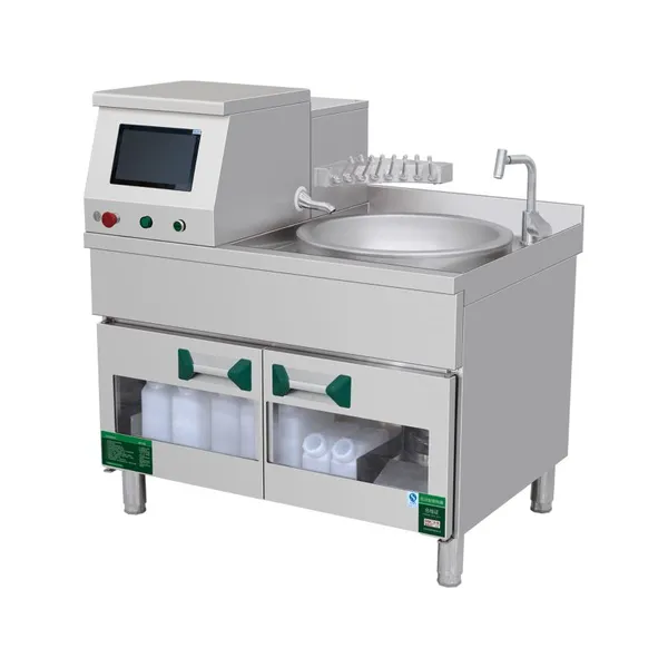Fully Automatic Rotating Wok with Digital Temperature Control & Timer