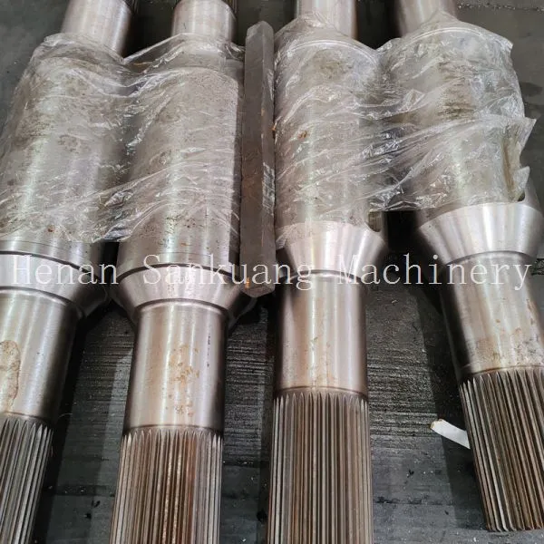 Pinion Shaft 20MnCr5 Acero de aleación de 8 dientes Módulo 2 Tratado térmicamente 60HRC DIN 3962