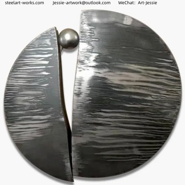 Garden Wall DecorationUV Resistant CoatingDesigner Metal Wall Sculpture photo-3