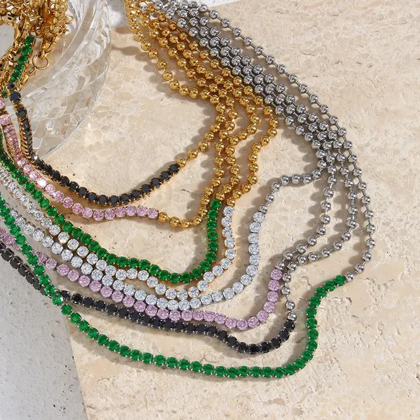Hypoallergenic Stainless Steel Necklace Nickel-Free 304 Grade Wholesale for E-commerce photo-2