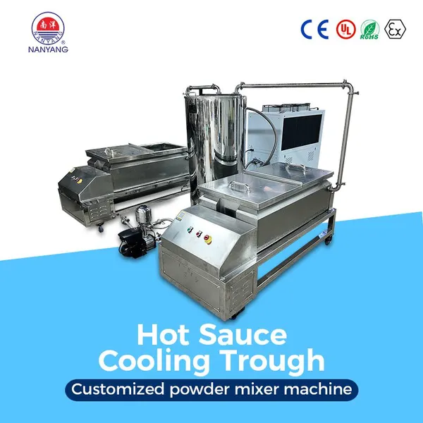 Mobile Sauce Cooling Tank Unit – Stainless Steel Jacketed Cooling Mixer With Double Helix Agitator,Temp Control, GMP Standard, Custom Capacity