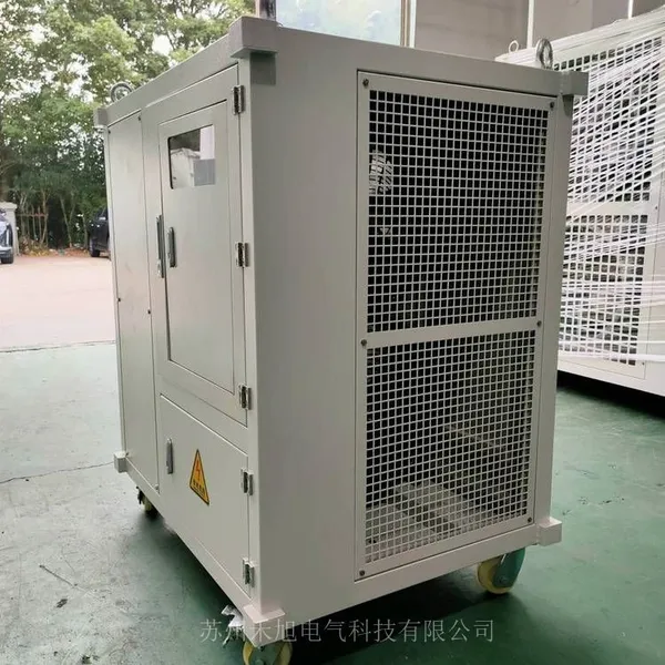 Banco de carga portátil com rodízios para cerca de 500 kW