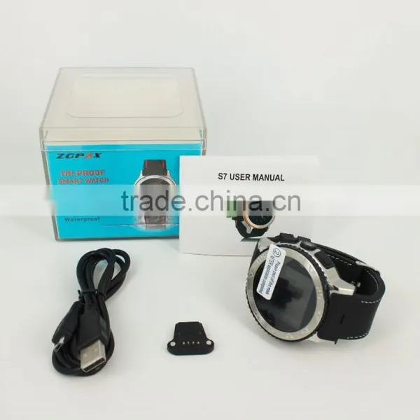 Android 3G Smart Watch Phone S7 / Android 4.4 WIFI Smart Watch Phone photo-5