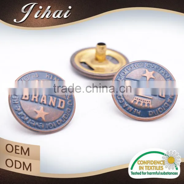 Wholesale Accessories Clothing Denim Button Metal Ring Snap Buttons photo-5