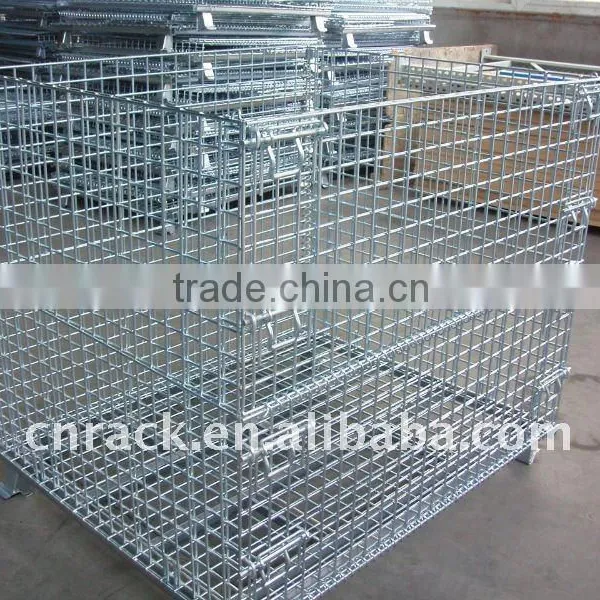Stackable wire container