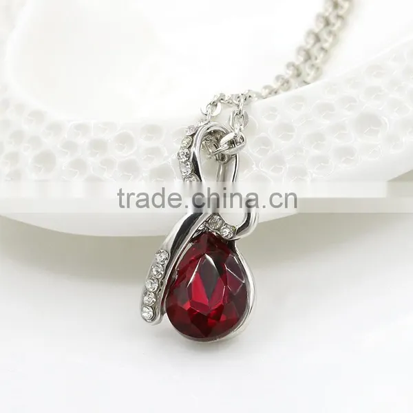Angel Tears Girls Jewelry Wholesale Crystal Drop Necklace photo-2