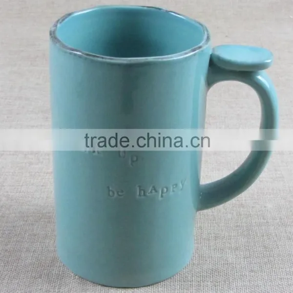 "Pinsun"Emboss Glaze Mug photo-2