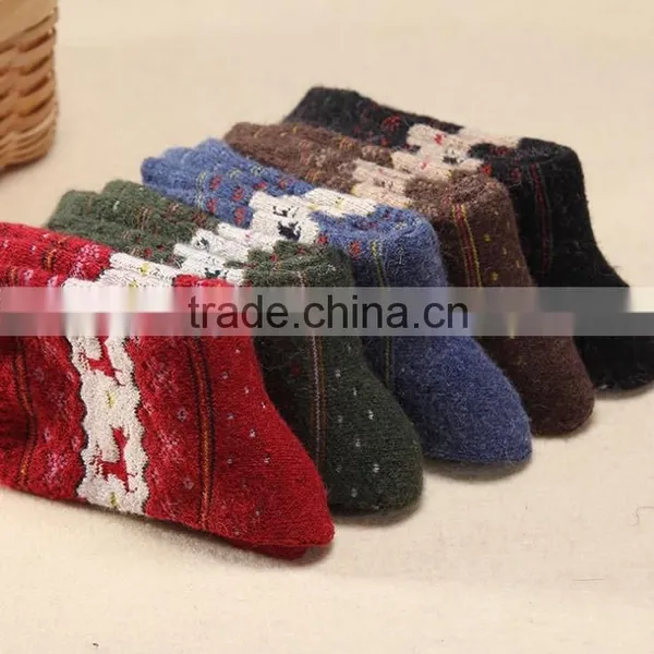 5pairs/lot Winter Womens Rabbit Wool Socks Female Thermal Thickening Warm Long Socks For Women photo-3