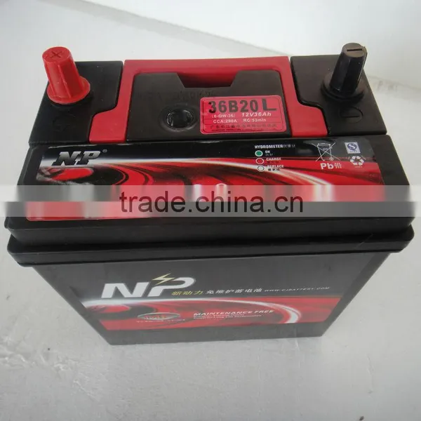MF(Maintaince-Free) Storage Car Battery 36B20L