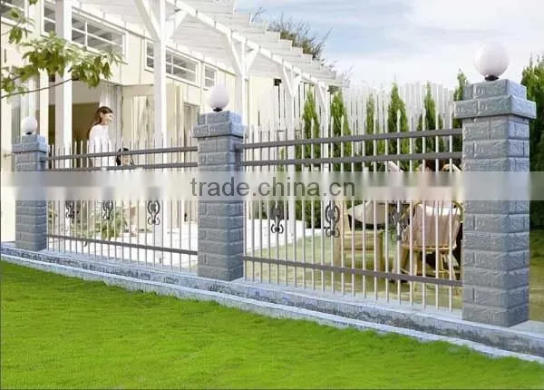 DK005 Custom Design Galvanized Wrought Iron Fence Panels for Sale