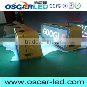 Multifunctional Taxi Led Screen Oscarled Car Top photo-5