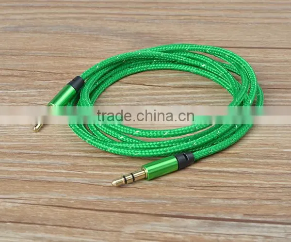 High End Gold Plated Aux Cable 3.5mm Male to Male Audio Cable Extension Cable photo-3