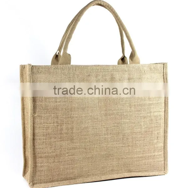 Factory Customized High-grade Jute Shopping Bag photo-3