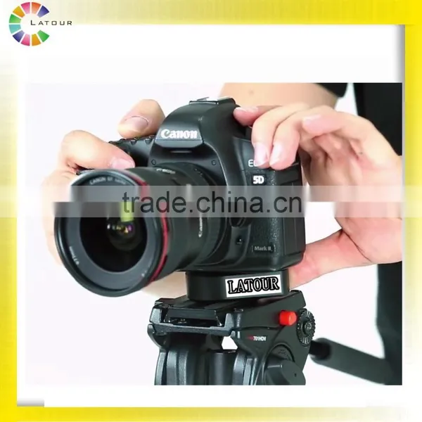 Mini Camera Video Tripod Head Quick Release for Photographers photo-2