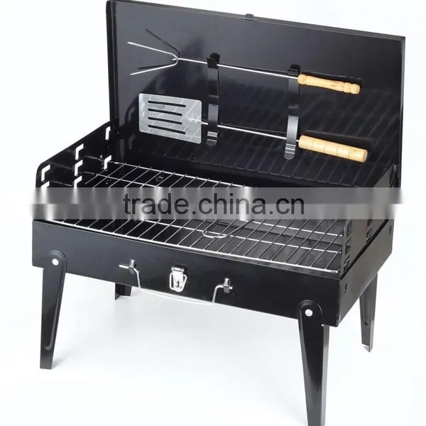Fashion Portable Folding Charcoal Rotisserie Bbq Grill