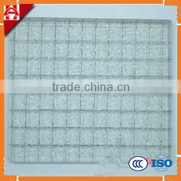 6-10mm Clear Safety Wired Glass With/without Figured