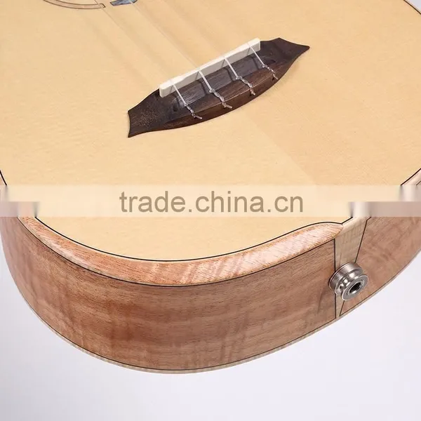 High Quality Ukulele,solid Spruce Top With Cut Design and Fishman EQ,factory OEM photo-5