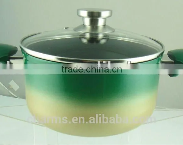 2016 ChuangSheng New Die-cast Aluminum Induction Cookware Cooker&Charms Colorful Aluminum Cooking Pot photo-4