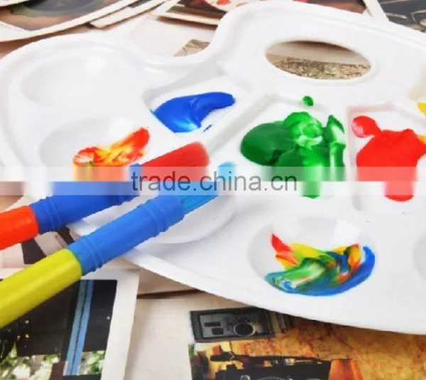 10 Well Oval Profesional Plastic Paint Palette photo-6