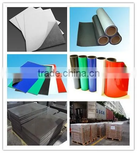 China Mainland Factory Anisotropic Rubber Magnet Sheet With Adhesive Back photo-4