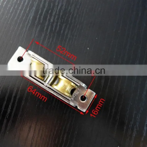 PVC Sliding Window Double Copper Notch Pulley photo-2