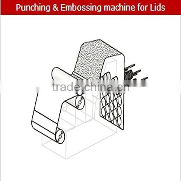 Sealable Pre Cut Lid Punching Machine photo-2