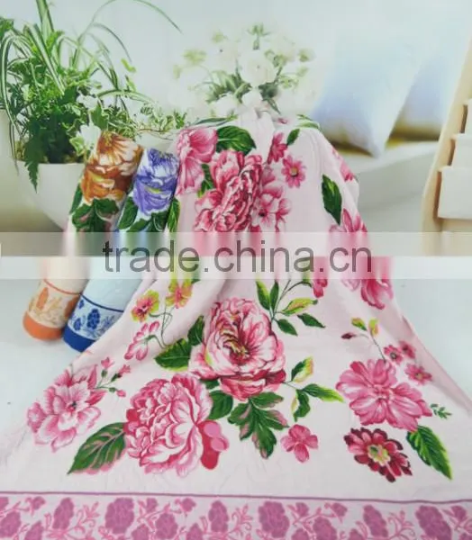 100% Cotton Velour Printed Bed Sheets photo-2