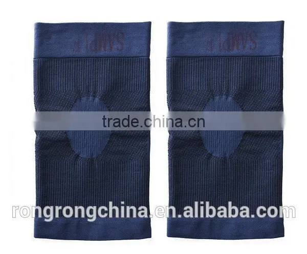 Fashion Navy Basketball Leg Sleeve Jacquard Compression Knee Sleeve For Sports photo-2