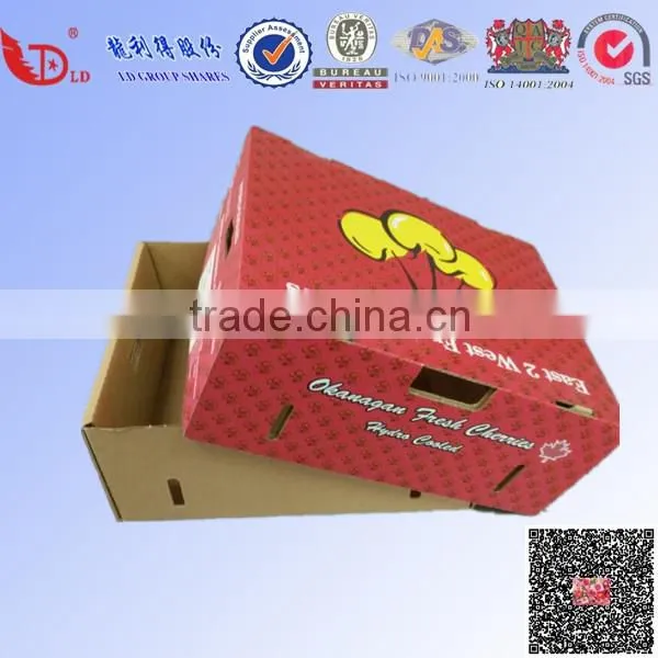 OEM High Quality Fruits Vegetables Corrugated Packaging Box Supplier's Choice photo-5