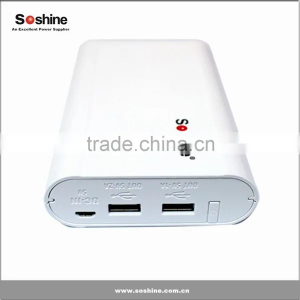 Newest Soshine E3 4 *18650 Battery Power Bank Box 4pcs 18650 Portable Power Bank Power Supply Charger photo-3