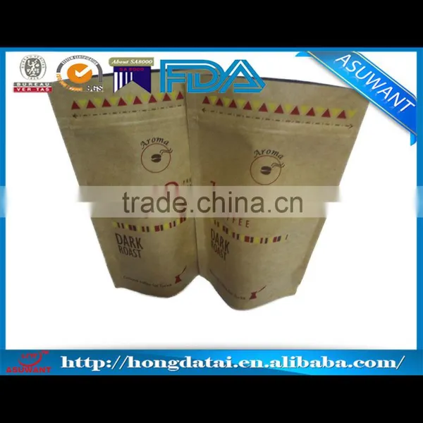 Gravure Printing Stand up Kraft Paper Bag China photo-3