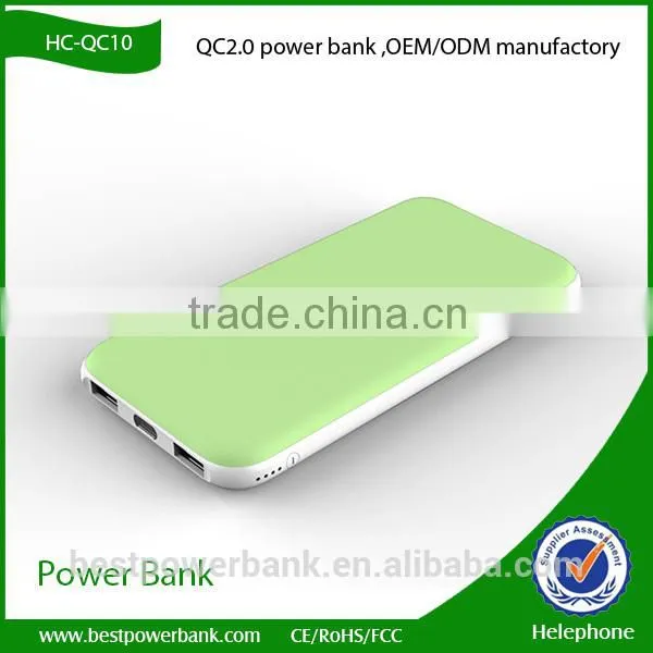 HC-QC01 High Capacity Smartphone PowerBank, Wholesale 10000mAh Portable Charger photo-4