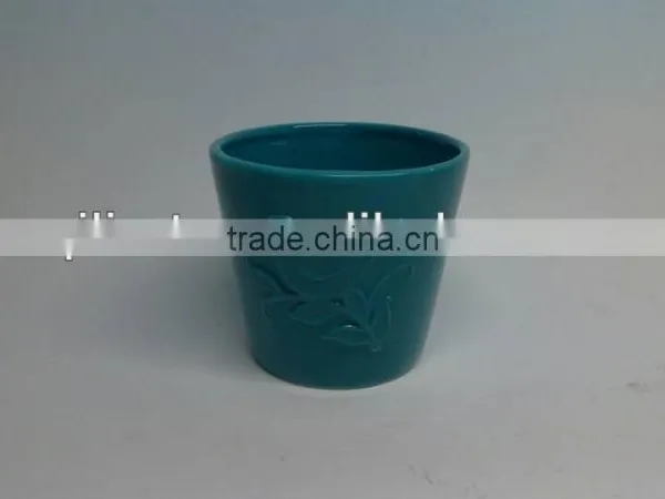 Indoor Pot Ceramic Glazed Pottery Planter Planters