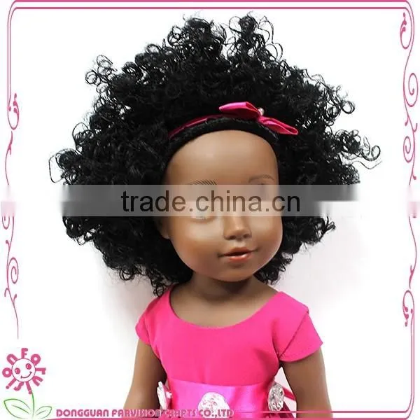 18 Inch Full Vinyl Brown Black Vinyl Dolls photo-6