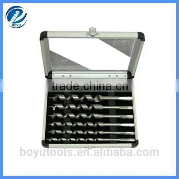 7pcs Hex Shank Auger Bit Set