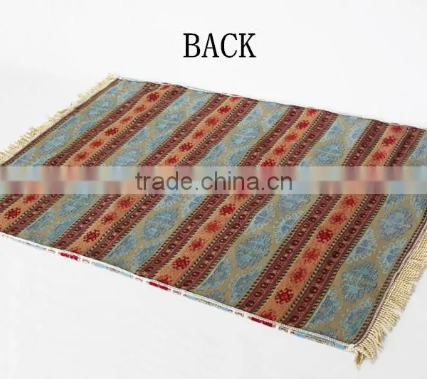 Custom Design Jacquard Woven Chenille Muslim Prayer Rugs, Prayer Mat photo-4
