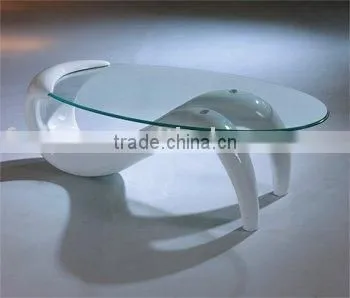 glass coffee table/ ABS coffee table
