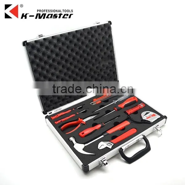 K-Mastet Factory Direct Sales 11 Pcs High Quality Household Tool Set Aluminum Alloy Tool Box photo-5