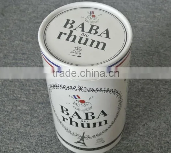 High-end Eco-friendly Paper Round Tea Box photo-2