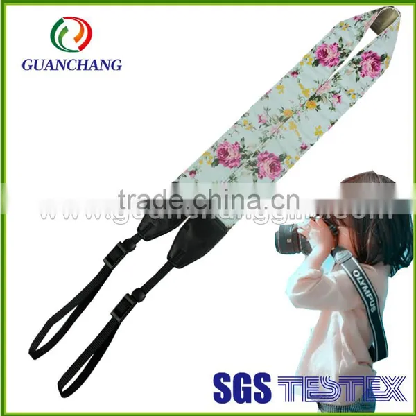 Custom Polyester Material Promotional Cheap Items of Printed Logo Camera Neck Strap for Dslr Camera China Manufacture photo-3