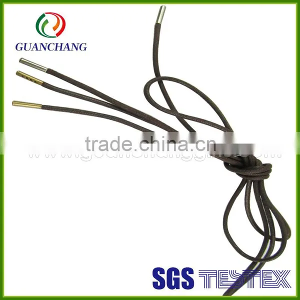 Promotional Novelty 2016 Custom Design Hot Sale Climbing Waxed Multi Color Nfl Rope Shoelaces With Metal Tips Charms Wholesale photo-6