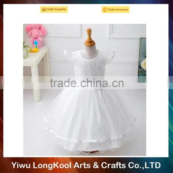 2016 New Model Fashion Baby Girl Wedding Dress for Sale photo-2