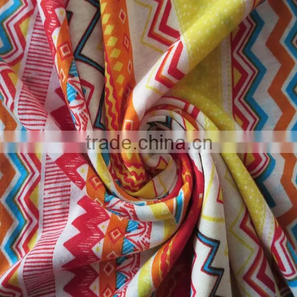 2014 4way Stretch Fabric T-shirt Polyester Stretch Knitted Fabric