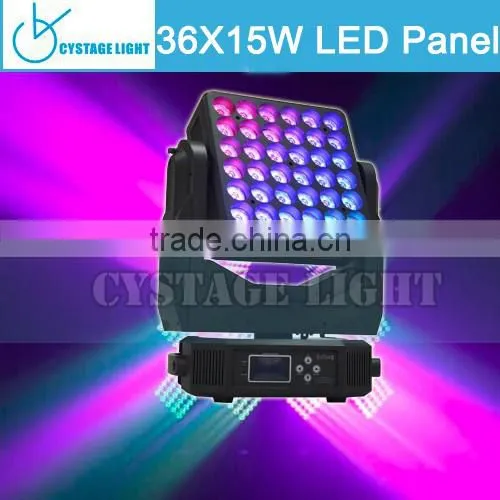 36X15W RGBW LED Moving Head Matrix Light 6X6 LED Panel Light photo-2