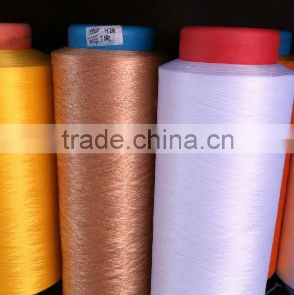 100% Polyester Yarn DTY Dope Dyed 450D