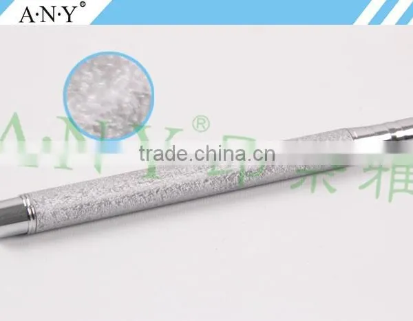 ANY Nail Art Beauty Care Metal Handle Flat Head Nail Brush UV Gel Nails photo-3